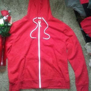 Red hoodie jacket